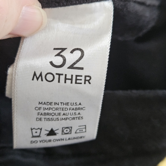 Mother Lady Notorius Black Zipper Pants  Size 32 - Picture 7 of 10